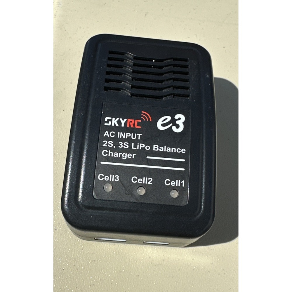 SkyRC e3 LiPo Battery Balance Charger 2S 3S AC Input Genuine OEM Black